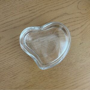 Tiffany & Co x Elsa Peretti Glass Heart Box w/lid
